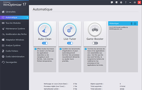 Page Web avec capture décran de lhorloge