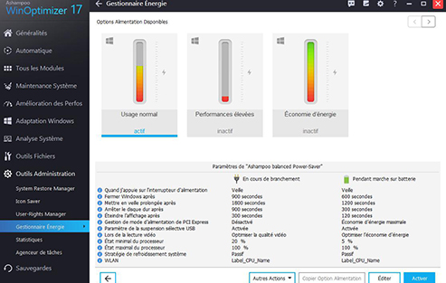 Écran Windows Defender