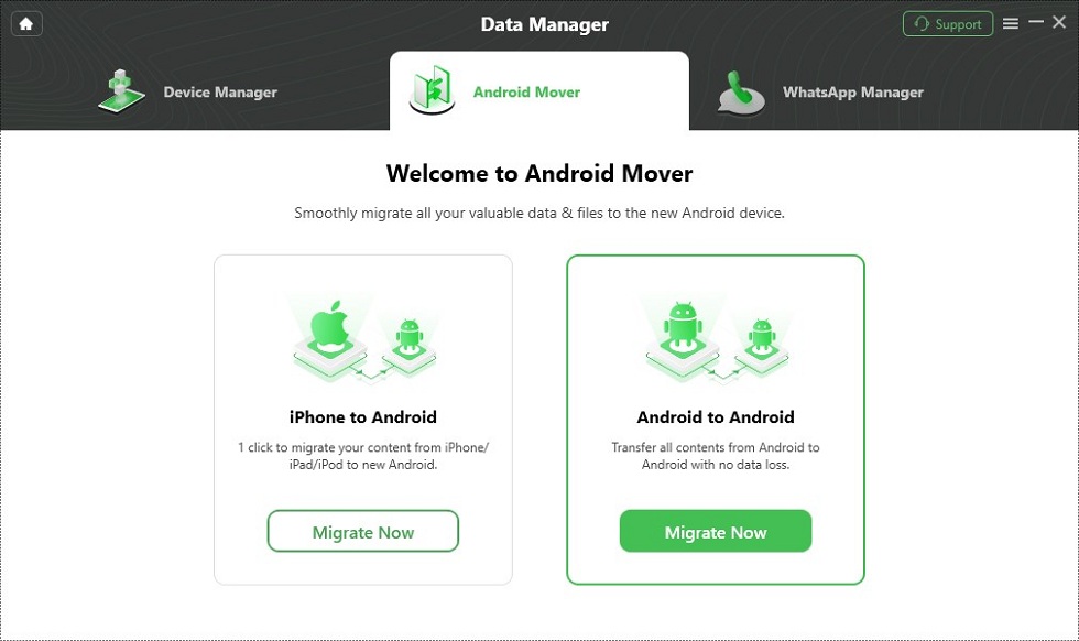 Choose Android to Android