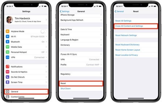 How to Factory Reset an iPhone