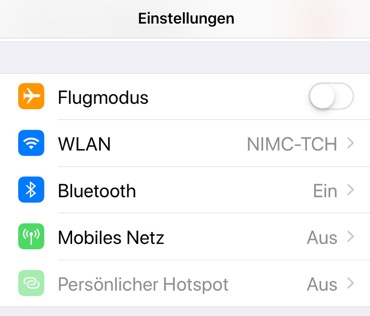 iPhone mit WLAN verbinden