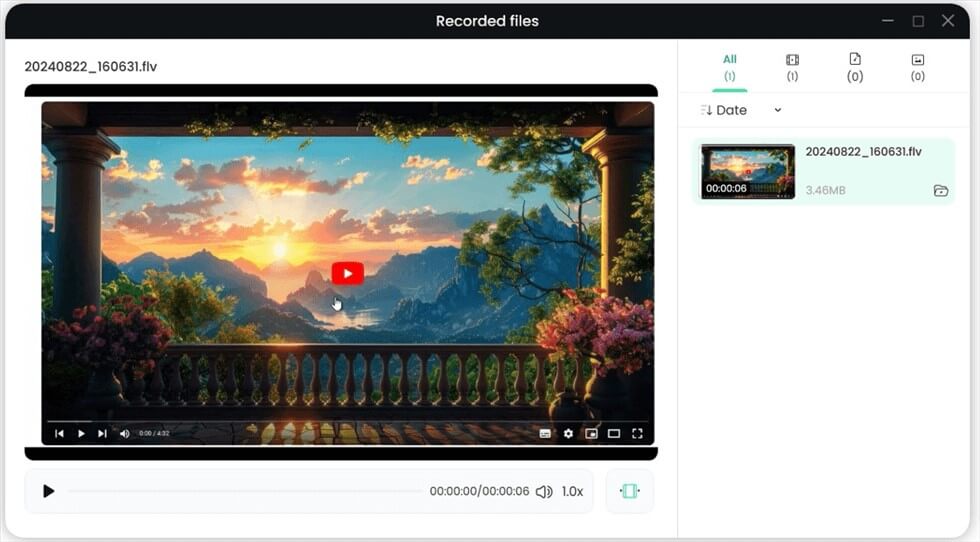 Record Screen Process Completed.