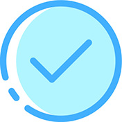 Clock with tick mark