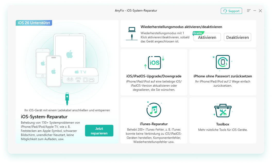 AnyFix-Homepage