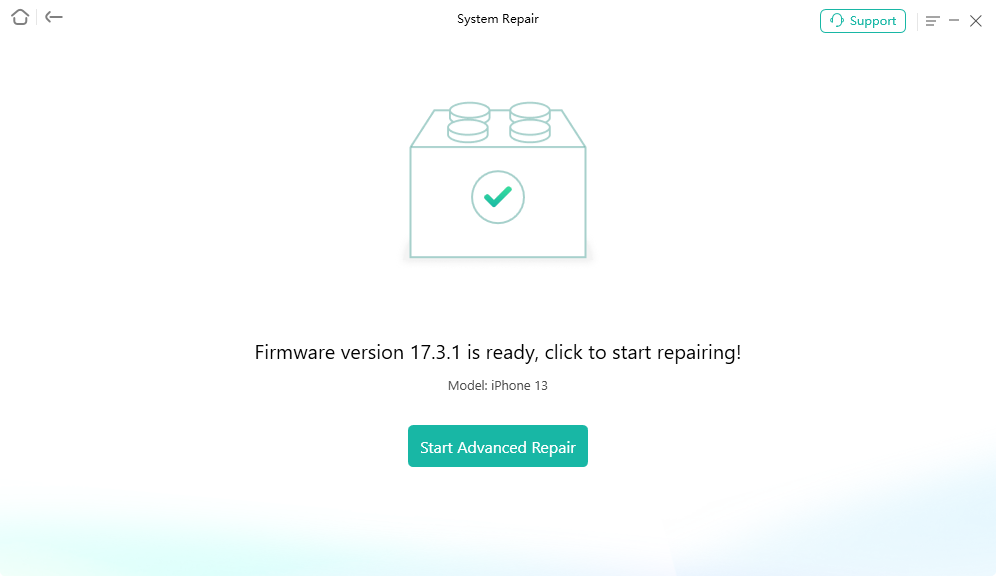 AnyFix Firmware Download Complete