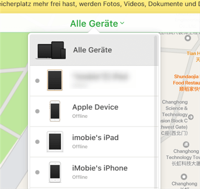 Alle Geräte anzeigen lassen