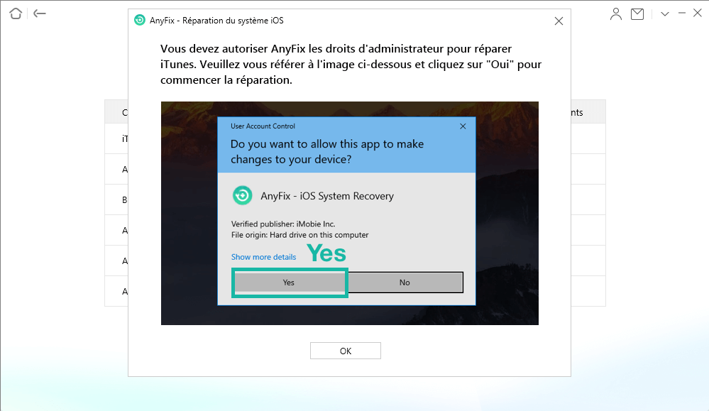 Atuoriser le droit de récupération