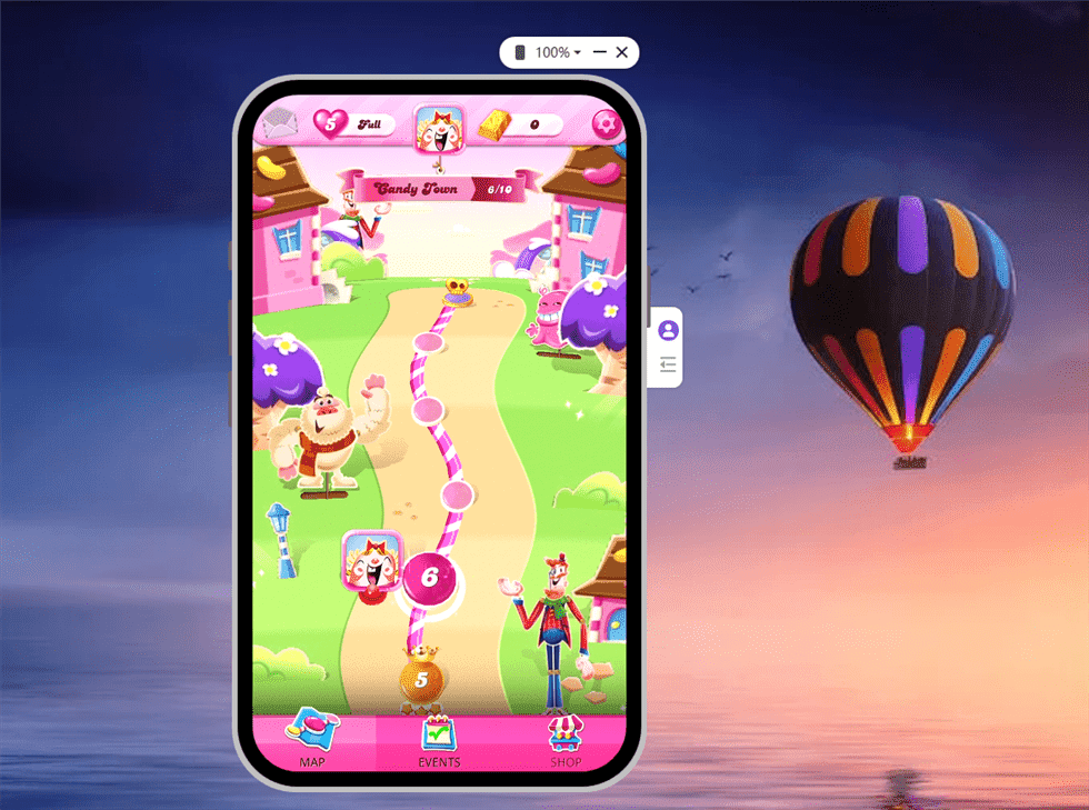 Partage écran iPhone via WIFI avec succès