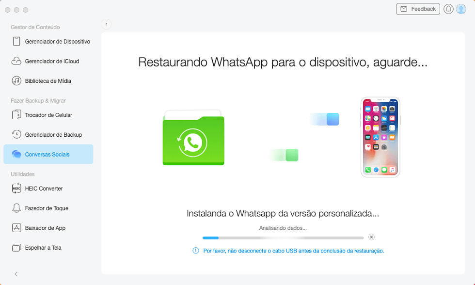 Instale o WhatsApp personalizado