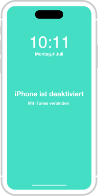 Telefon mit Text „10 11“