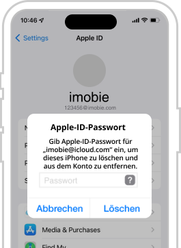 iPhone mit iMobie-ID-Passwort