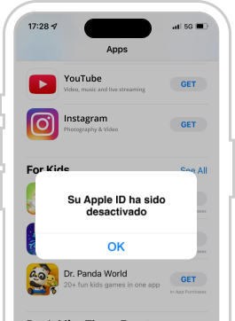 celular con mensaje