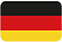 German flag with black red yellow