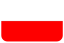 Red and white flag with black border