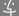 White cross on gray background