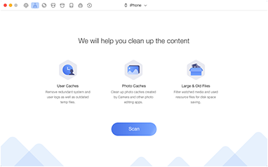 Screenshot of webpage with icons