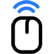 Black and blue phone case with mountain