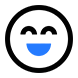 Blue bowl on black background