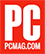 갈색 흰색 PC 로고