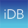 파란색에 IDB 로고