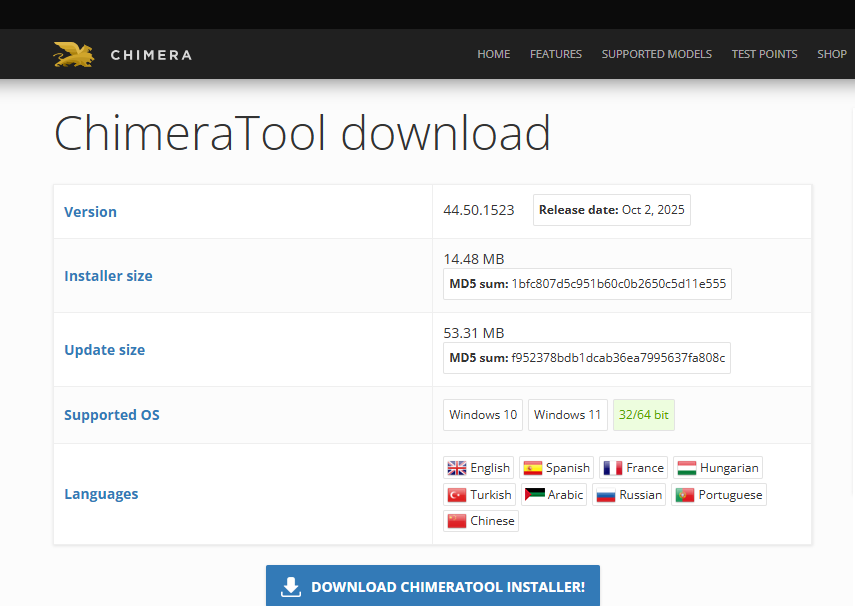 Baixe Chimera Tool