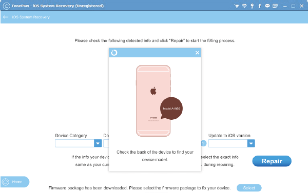 FonePaw iOS System Recovery