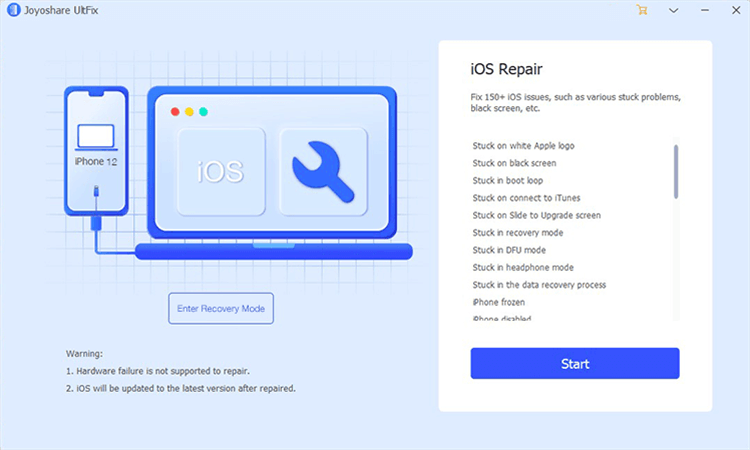 Joyoshare UltFix iPhone Repair