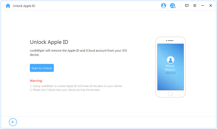 الصفحة الرئيسية لبرنامج iMyFone LockWiper