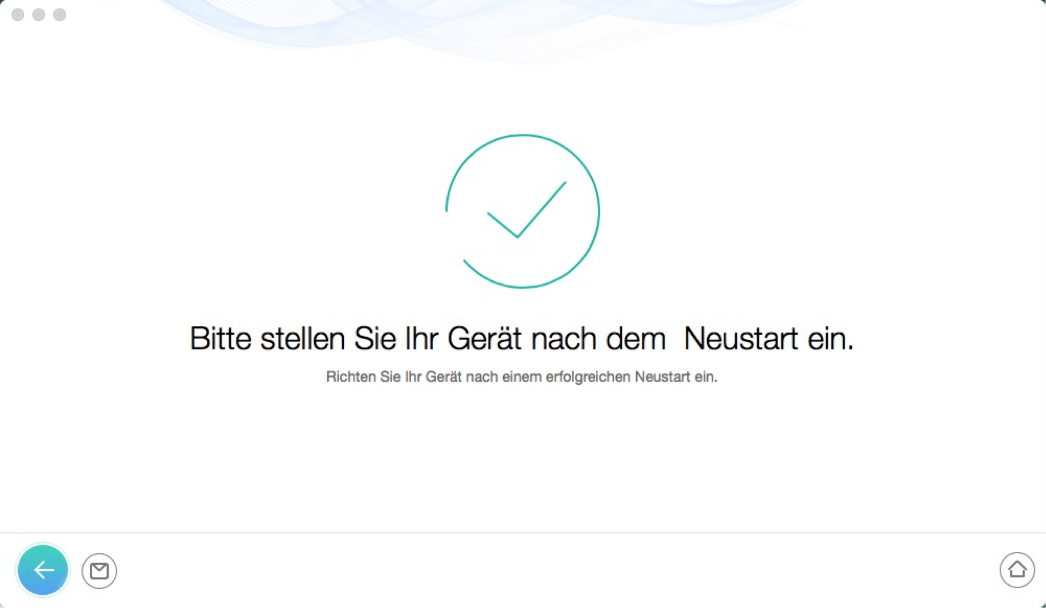 Entfernungsprozess ist fertig - Schritt 4
