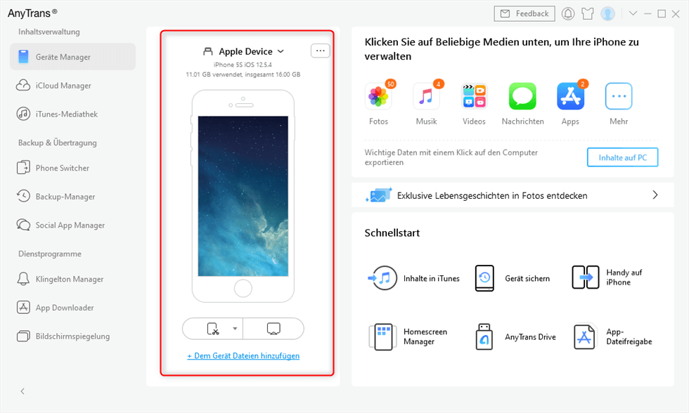 Buch vom Computer aufs iPhone importieren