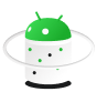 Logo Android vert blanc