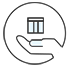 Computertastatur in Schwarz und Weiß