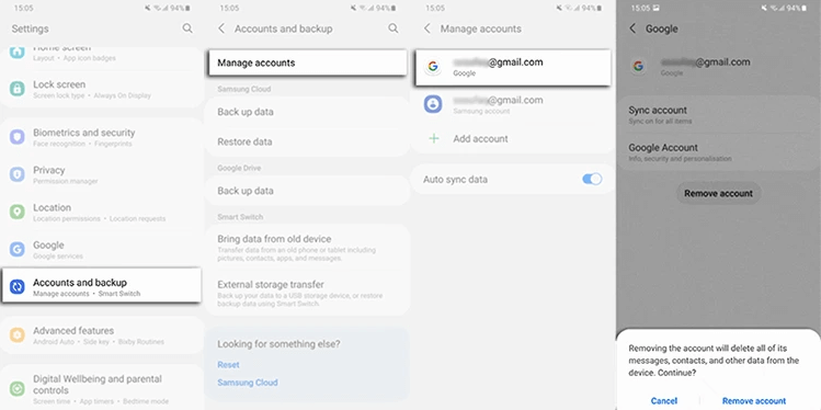 Bypass FRP Lock with Google Account
