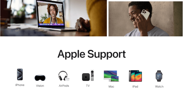 Contact Apple Support