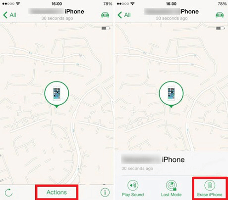 Contourner iCloud à distance