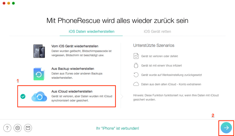 den-modus-aus-icloud-wiederherstellen