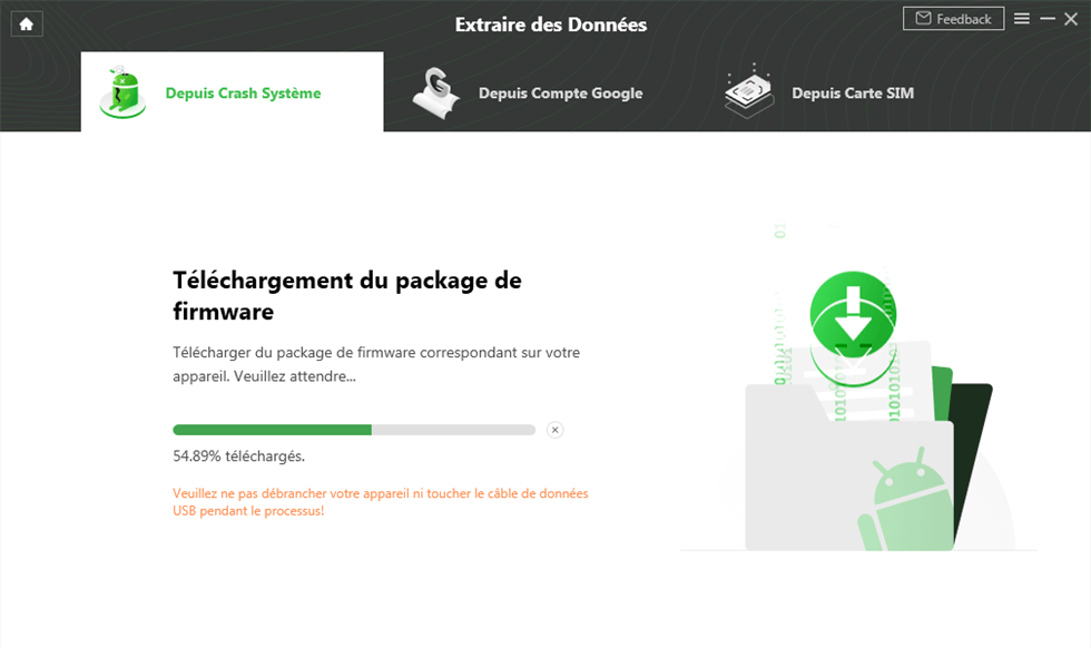 Téléchargement du firmware