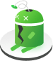 Gecrashte telefoon
