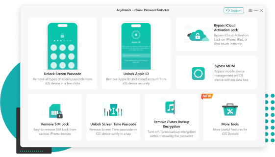 Screenshot of website with apps