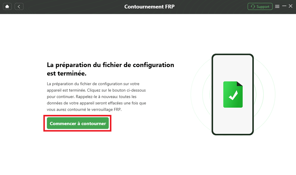 Commencer à contourner