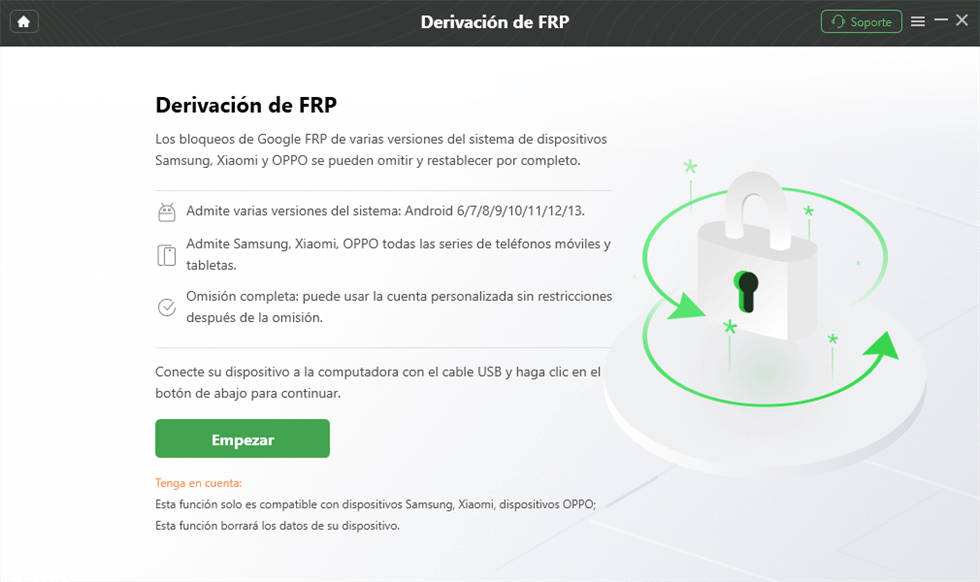 Desviar FRP