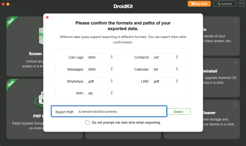 Webpage with language selection highlighted