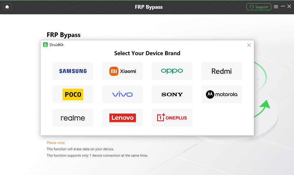 Droidkit FRP Bypass Tool