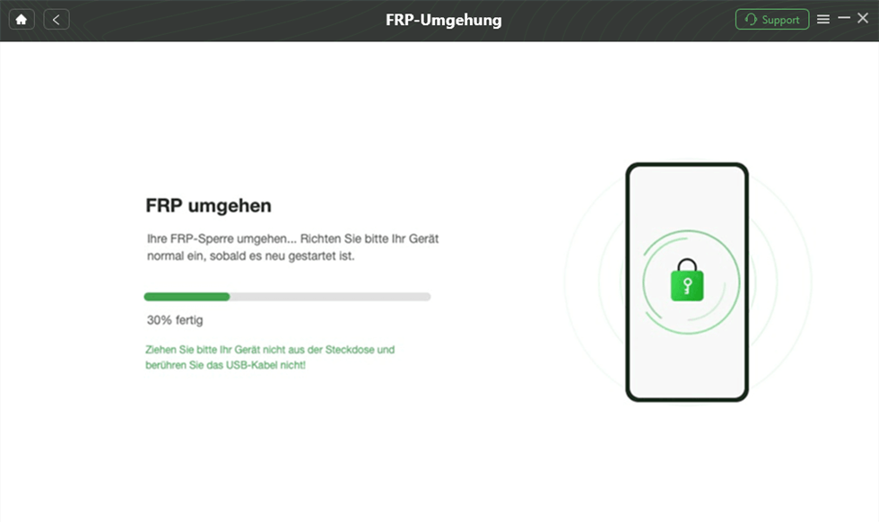 FRP-Umgehung - Warten Sie geduldig