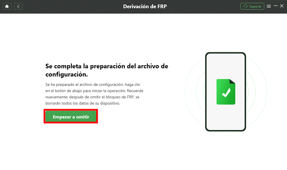 Cómo desbloquear un celular Samsung con patrón – Paso 3