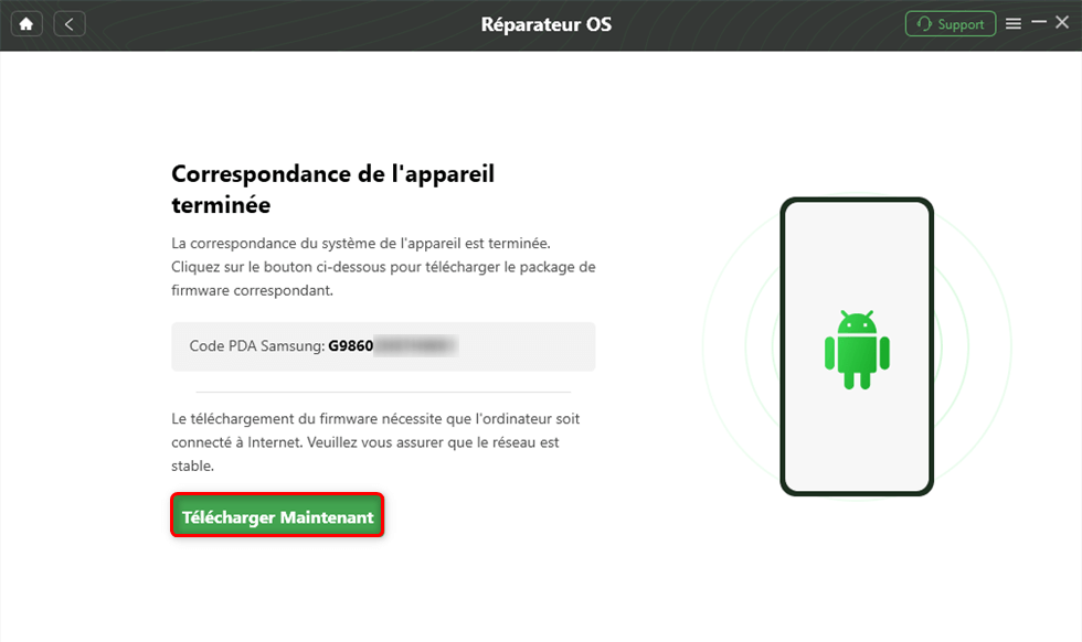 Appuyez sur Télécharger Maintenant