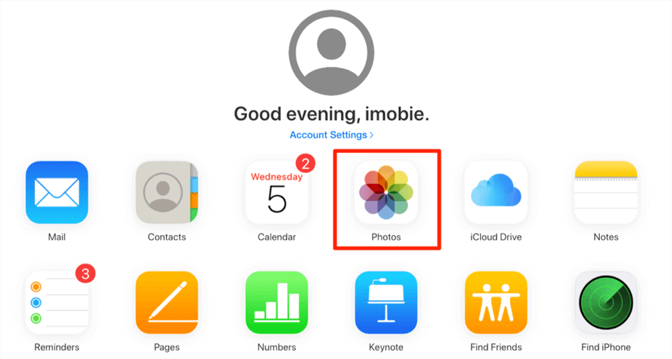 Fotos in iCloud checken