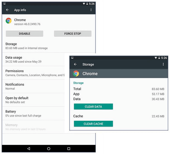 Clear All Apps' Cache