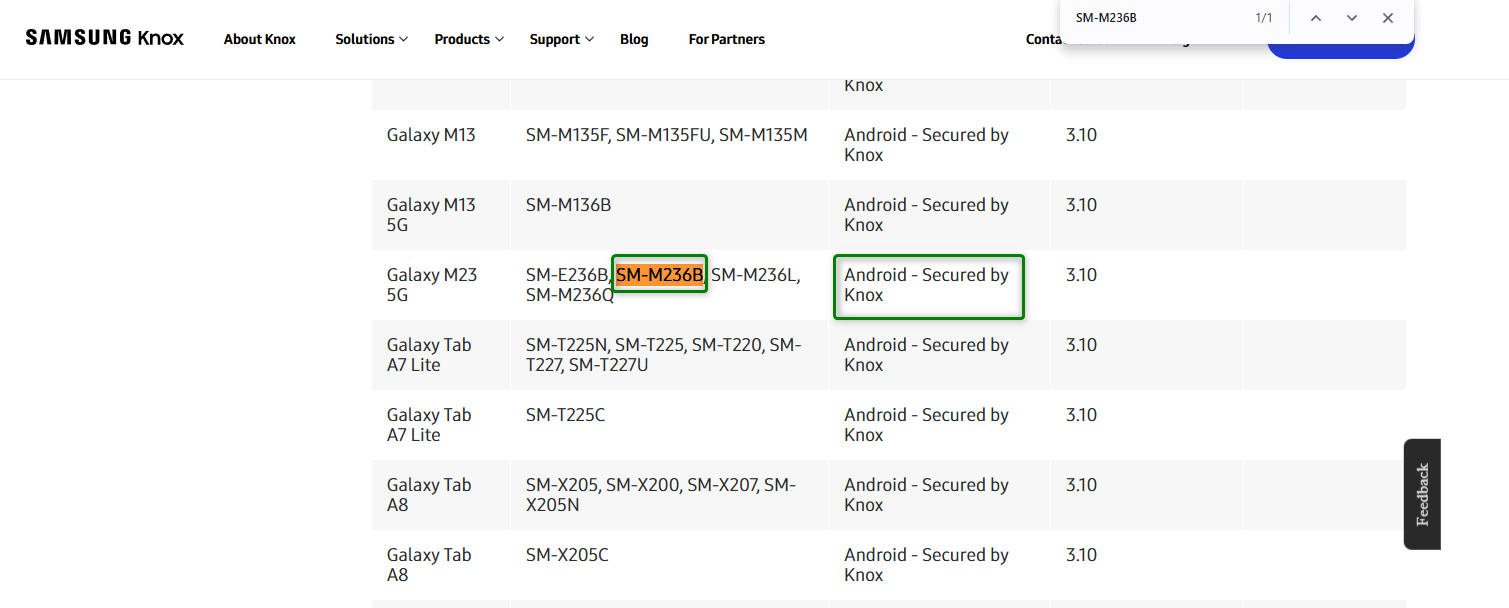 Search Device Model