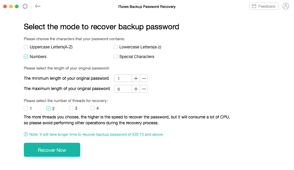 Screenshot of computer login page